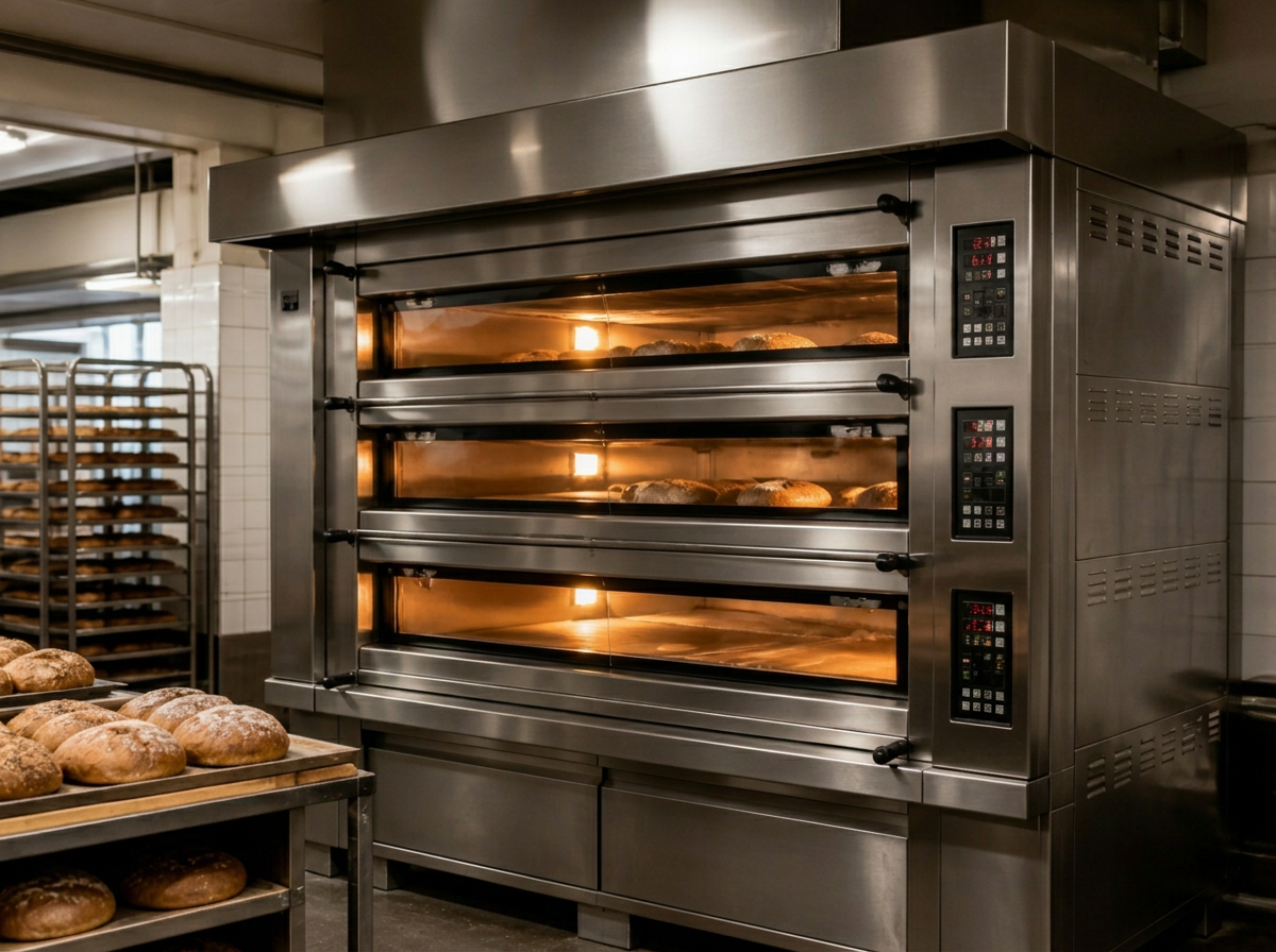 Commercial bakery oven and bakery equipment by Dhan Deep Enterprises, Bareilly